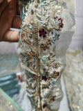 Harris Shakeel Sea-Green Gold – Addawork Formal Wedding Suit
