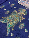 Vintage Zohra – Luxury Formal 3 Piece Suit (Tussel Silk Embellished)
