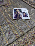 Husain Rehar Lunara – Luxury Formal 3 Piece Suit (Tissue Zari Embellished)