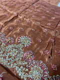 Faiza Saqlain – Luxury Formal Gharara Suit (Tussel Silk Embellished)
