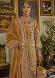 Husain Rehar Bano – Luxury Organza Silk Sharara Suit with Kora Dabka Work