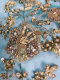 Maria B Zamrood Ara – Luxury Organza Sharara Suit with Adda Work