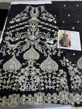 Soraya Myrren Tussal Silk Embroidered Shirt with Organza Dupatta & Trouser | Ready to Wear Collection