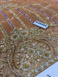 Ahmed Sultan MI-01 | Premium Zarri Tissue Bridal Lehenga with Naqshi & Dabka Embroidery