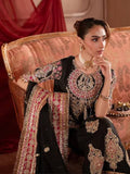 Sarazara Lunara | Premium Tassel Silk Embroidered Ensemble with Trouser & Accessories