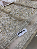 Maria B Elaria Embroidered Organza Maxi Lehenga with Net Dobatta | Fourteen-Panel Luxury Collection
