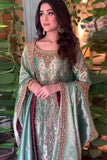 Harris Shakeel Sea-Green Gold – Addawork Formal Wedding Suit