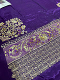 Vintage Zohra – Luxury Tussel Silk Suit with Hand Embellished Work