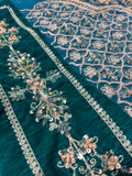 Maria B – Luxury Organza Suit (Embellished Shirt & Sharara)