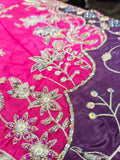 Farah Talib Aziz Bita – Magenta Luxury Kurta Shocking pink
