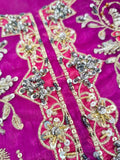 Farah Talib Aziz Bita – Magenta Luxury Kurta purple