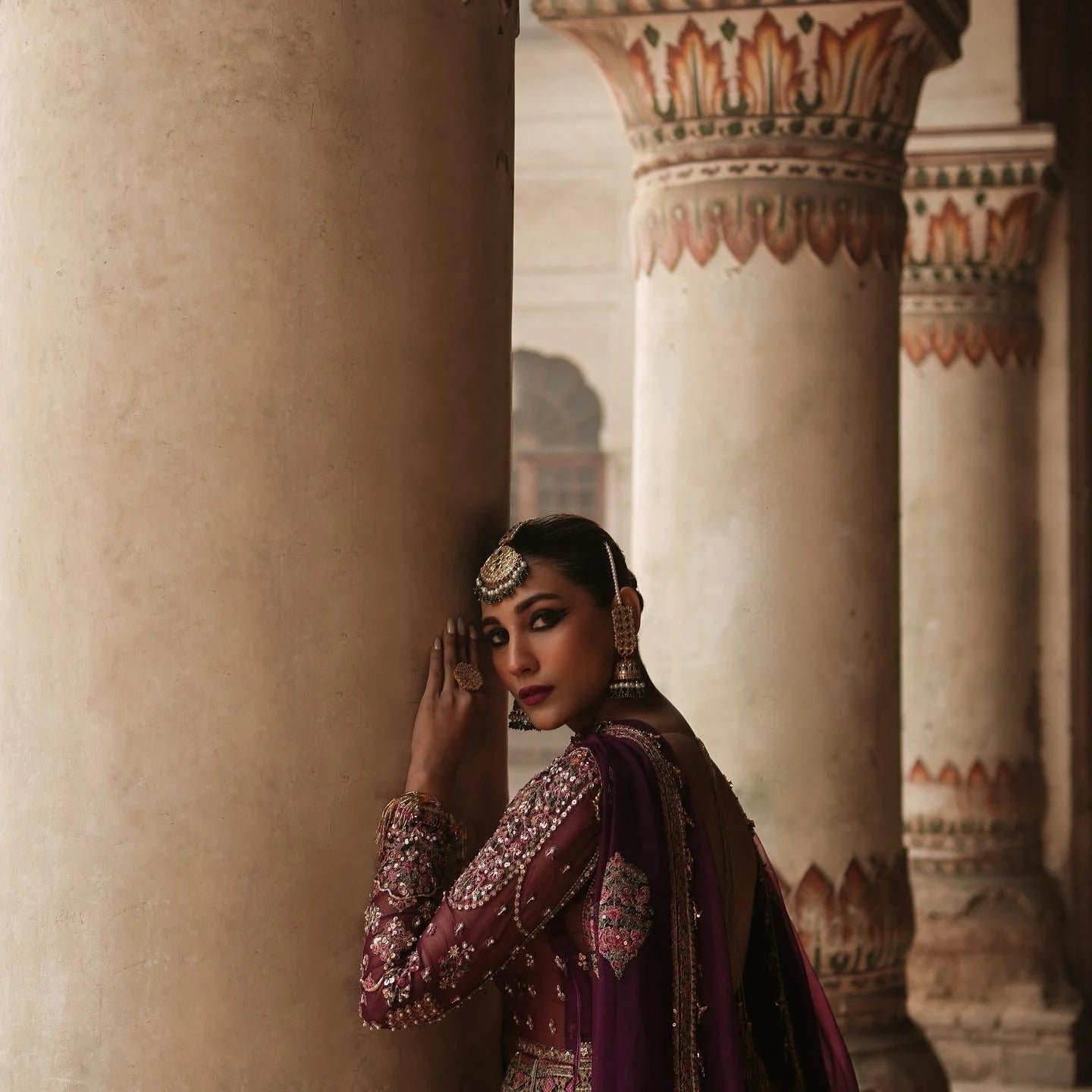 Pakistani Bridal Lehenga Designs In Embellished Heavy Hand Needle Work –  Aminas Collection
